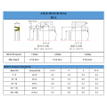 Wear Resistant Knife Gate Valve Sealing Rubber Ring